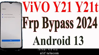 Vivo Y21t Frp Bypass new method android 13