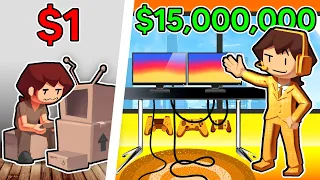 $1 VS $15,000,000 GAMER ROOM In GTA 5!