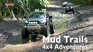 Scale RC Offroad Trucks  4x4 adventures Mud!