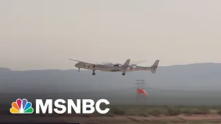 Watch: Virgin Galactic Spaceship Takes Off From Runway