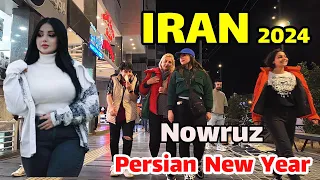 The Real Iran| Iranian nightlife before Nowruz 1403 |shiraz walking tour