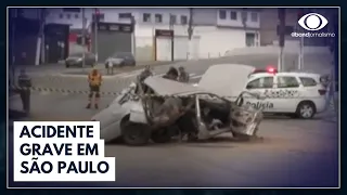 Acidente grave deixa um morto em São Paulo | Jornal da Band