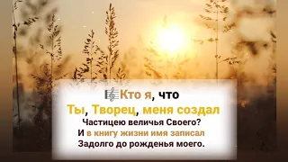 🎼Кто я, что Ты, Творец, меня создал, Частицею величья Своего?...#ХристианскиеПесни#НебеснаяОтчизна#