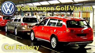 Volkswagen Golf Variant Production (Zwickau, Germany) VW Factory,  Golf Assembly Line