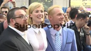B-ROLL - Simon Pegg, Nick Frost, Rosamund Pike at 'The Wo...