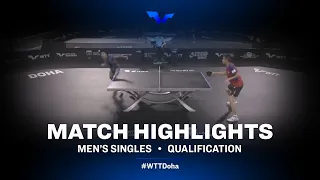 Cassin Alexandre vs Lam Siu Hang | WTT Star Contender Doha 2021 | MS | QUAl