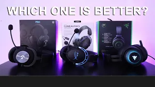 Logitech G Pro X VS HyperX Cloud Alpha S VS Razer Kraken Ultimate - Best $130 Gaming Headset Review