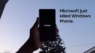 It's Officially Discontinued | R.I.P. Windows Phone