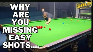 Snooker Aiming Secret Revealed pt2 How to Stop Missing Shot