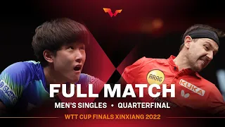 FULL MATCH | Tomokazu HARIMOTO vs Timo BOLL | MS QF | WTT Cup Finals Xinxiang 2022