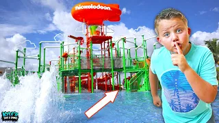 KYLE SNEAKING INTO CLOSED WATER PARK TO RIDE WATER SLIDES!
