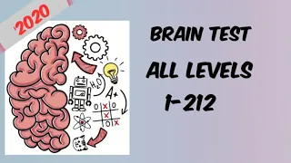 Brain Test: Tricky puzzles all  levels complete tricks.(level 1 to 212)
