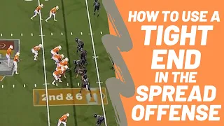 How to use a TIGHT END in the SPREAD OFFENSE - An interview with Coach Jason Mohns