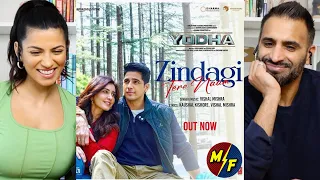 YODHA: Zindagi Tere Naam (Song) Reaction! | Sidharth Malhotra, Raashii Khanna | Vishal Mishra