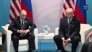 President Trump Participates in an Expanded Meeting with President Vladimir Putin of Russia