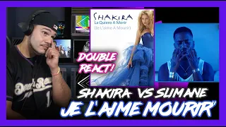 DOUBLE REACT Shakira vs Slimane Je l'aime à Mourir (TEAR-JERKER!)  | Dereck Reacts