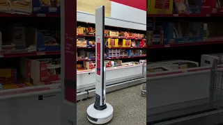 Tally the Robot Maneuvers Around Shoppers