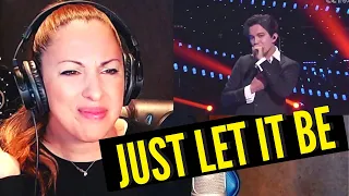 DIMASH | JUST LET IT BE | Vocal coach live reaction & analysis