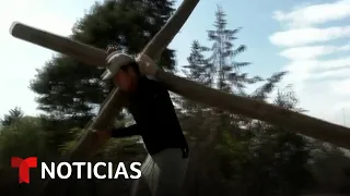 El joven de 22 años que este año cargará la cruz como a Cristo en Iztapalapa | Noticias Telemundo