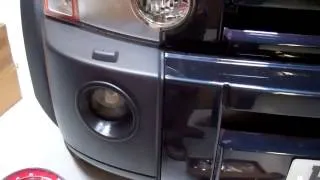 How to fit  Fog lamp covers on Land Rover Discvery 3 / LR3