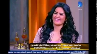 "مرتضي منصور" ل "سما المصري" : انتي عارفة لما هاضربك بالعصاية هحطها فين