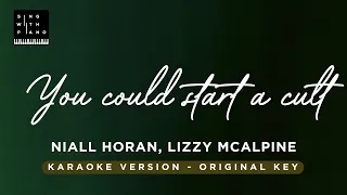 You could start a cult - Niall Horan, Lizzy McAlpine (Piano Karaoke) - Instrumental with Lyrics