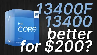 Intel Core i5-13400/13400F vs i5-12600K/12400F/12400 vs Ryzen 5 5600X/7600X: who is better for $200?
