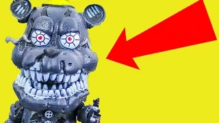 Shredding Five Nights at Freddy's FNAF Nightmare! McFarlane Toys Nightmare With Right Hall Unboxing