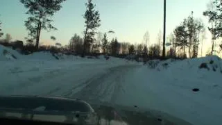Subaru Forester на трассе в Березовском