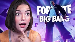 Fortnite's Big Bang Event (ft. Eminem) Reaction | Alixxa
