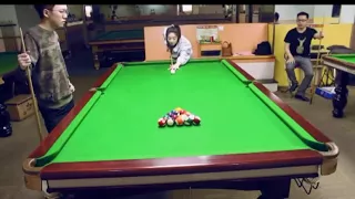 Real Or Fake? Chinese Woman Pulls Off Incredible Trick Shot!