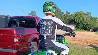 Trying the 125 at Dade City Mx Sunday extended track for the first time. Vet class