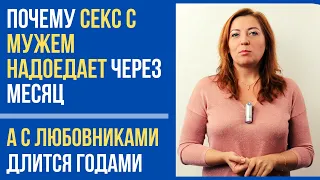 Почему секс с мужем надоедает через месяц, а с любовниками длится годами / Анна Лукьянова