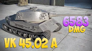 VK 45.02 A - 3 Frags 6.5K Damage - The first mark! - World Of Tanks