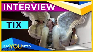 Tix "Fallen Angel" | Norway Eurovision 2021 Interview (In Rotterdam)