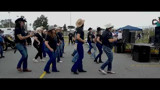 Country line dancers de La Plata