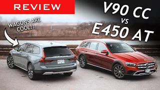 Comparison Review: 2022 Volvo V90 B6 Cross Country vs 2021 Mercedes-Benz E450 All Terrain 4Matic