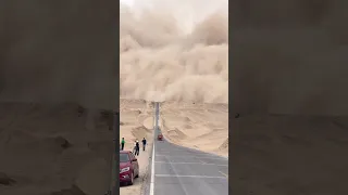 Giant sandstorm 😧  #shorts
