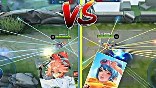 Fanny New Anime skin VS Fanny Lifeguard skin !! Fast review Mobile Legends