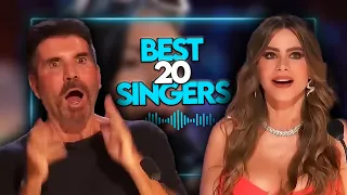 BEST 20 Singing Auditions From America's Got Talent & Britain's Got Talent!