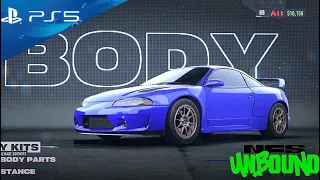 Need for Speed Unbound (PS5) Car Customization Gameplay | Mitsubishi Eclipse GSX