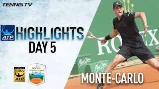 Highlights: Thiem Battle Leads Thrilling Tuesday In Monte-Carlo 2018