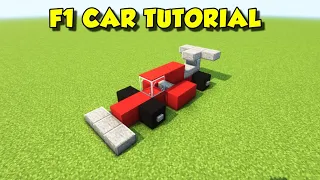 Minecraft: How to Build a F1 Car [Tutorial]