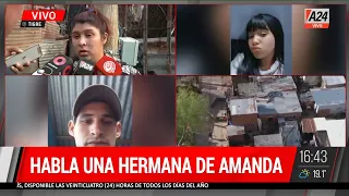 🔴 El dolor de la familia de Amanda Aguilar: habla la hermana de la víctima