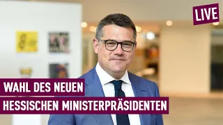 Landtag aktuell: Wahl des neuen hessischen Ministerpräsidenten | LIVE vom 31.05.2022