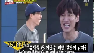 lee kwang soo and yoo jae suk masterpiece..... the best dibidibidib game...