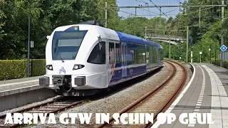 Arriva limburg GTW 532 komt door Schin op geul