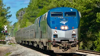 Railfanning Trains in Raleigh & Durham, NC ft. Close Call with Trespasser on 92