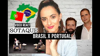 ROMENA REAGE | Sotaque carioca x português | Ricardo Araujo e Gregorio Duvivier | Bombou !