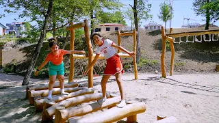 Masal and Öykü Have Fun in the Playgrounds